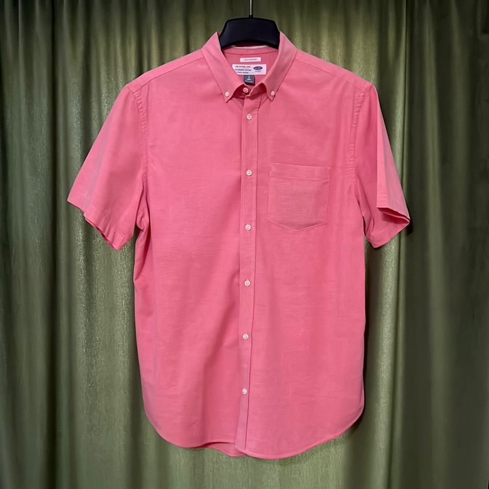 ***SOLD*** OLD NAVY OXFORD SHIRT SLIM FIT BUTTON UP LT